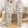 Dog Lover's Whimsical Cartoon Dog Breeds Pattern with Paw Prints & Hearts Wearable Satin Pajamas Set - 1