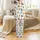 Dog Lover's Whimsical Cartoon Dog Breeds Pattern with Paw Prints & Hearts Wearable Satin Pajamas Set - 3
