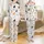 Pomeranian Mom's Realistic Dogs, Pink Peonies, Roses & Loving Print Wearable Satin Pajamas Set - 1