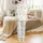 Martini Lover's Watercolor Olive & Coral Martini Glass Scatter Wearable Item Satin Pajamas Set - 3
