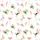 Martini Lover's Watercolor Olive & Coral Martini Glass Scatter Wearable Item Satin Pajamas Set - 4