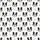 Women's Border Collie Pajamas: Black & White Dog Heads, Pink Tongues & Paw Prints Sleep Set Satin Pajamas Set - 4