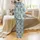 Vizsla Large Dog Fleece Pajamas: Playful Panda Bamboo Pattern - Snug Winter Comfort Satin Pajamas Set - 3