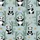 Vizsla Large Dog Fleece Pajamas: Playful Panda Bamboo Pattern - Snug Winter Comfort Satin Pajamas Set - 4