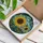 Nature Lovers' Radiant Tiffany Style Stained Glass Sunflower Jewel Tones Mosaic Pattern Stained Glass Suncatcher - 3