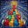 Cat Lovers' Whimsical Stained Glass Jewel Tone Cat Pyramid Christmas Tree Star Mosaic Stained Glass Suncatcher - 5