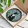 Cat Lovers' Emerald Tuxedo Cat Stained Glass Floral Mosaic Jewel Tone Pattern Stained Glass Suncatcher - 3