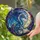 Fantasy Art Enthusiasts' Azure Dragon Stained Glass Cosmic Moon Amber Spellbook Art Stained Glass Suncatcher - 2Sg3eVSy5x