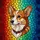 Corgi Lovers' Tiffany Stained Glass Corgi Portrait with Jewel Tone Mosaic Gradient Stained Glass Suncatcher - 5