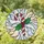 Holiday Enthusiasts' Intricate Tiffany Stained Glass Candy Cane Holly & Berries Mosaic Design Red Green Gold Stained Glass Suncatcher - 1