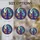 Mystical Art Enthusiasts' Tiffany Stained Glass Witch Mosaic: Radiant Orange Purple Glowing Lanterns Celestial Night Sky Stained Glass Suncatcher - 4