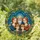 Family Lovers' Stained Glass Art Generational Portrait Vibrant Jewel Tones Intricate Mosaic Stained Glass Suncatcher - -fNFH1SoZe
