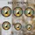 Spooky Season Fans' Friendly Ghost Cute Cat Glowing Pumpkin Tiffany Stained Glass Teal Burgundy Autumn Leaf Mosaic Stained Glass Suncatcher - 4