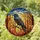 Fantasy Art Fans' Majestic Raven Stained Glass Forest Iridescent Jewel Tone Mosaic Stained Glass Suncatcher - 1