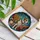 Jack Russell Dog Lovers' Vibrant Stained Glass Mosaic Art Teal Sapphire Ruby Orange Stained Glass Suncatcher - 3