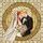 Wedding Celebrants' Tiffany Style Stained Glass Bride & Groom Amber Blue Rose Ornate Mosaic Stained Glass Suncatcher - 5