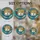 Couple's Joyful Tiffany Stained Glass Whale Journey Amber Teal Ocean Mosaic Waves Stained Glass Suncatcher - -BH9IscMJN