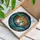 Couple's Joyful Tiffany Stained Glass Whale Journey Amber Teal Ocean Mosaic Waves Stained Glass Suncatcher - 4rpZ9fQf6j