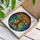 Art Lovers' Tiffany Style Stained Glass Tree of Life Book Fiery Orange Green Blue Purple Stained Glass Suncatcher - 3