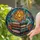 Book Lovers' Tiffany Stained Glass Stacked Books Candle Cosmic Jewel Tone Art Stained Glass Suncatcher - 2
