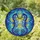 Ocean Lovers' Tiffany Style Stained Glass Mirrored Seahorse Heart Deep Blue Aqua Yellow Mosaic Art Stained Glass Suncatcher - 1