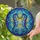 Ocean Lovers' Tiffany Style Stained Glass Mirrored Seahorse Heart Deep Blue Aqua Yellow Mosaic Art Stained Glass Suncatcher - 2