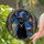 Gothic Style Fans' Jewel Tone Black Cat Wizard Hat Tarot Celestial Stained Glass Art Stained Glass Suncatcher - 2