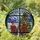 Holiday Lovers' Tiffany Style Stained Glass Christmas Tree Couple Red Green Jewel Tone Mosaic Stained Glass Suncatcher - O9SRNlIc_l