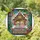 Couples' Tiffany Stained Glass Joyful Couple Gingerbread House Ruby Emerald Sapphire Holiday Design Stained Glass Suncatcher - 1