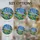 Homeowners' Vibrant Stained Glass '303' Garden Art with Jewel Tone Flowers & Blue House Mosaic Stained Glass Suncatcher - 4