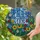 Homeowners' Vibrant Stained Glass '303' Garden Art with Jewel Tone Flowers & Blue House Mosaic Stained Glass Suncatcher - 2