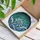 Ocean Lovers' Intricate Tiffany Stained Glass Nautilus Shell Deep Blue Aquamarine Waves Stained Glass Suncatcher - Wxl9uUnyxt