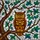 Art Enthusiasts' Intricate Tiffany Stained Glass Owl Amber Gold Green Blue Cracked Ice Stained Glass Suncatcher - 5