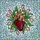 Art & Nature Lovers' Stained Glass Anatomical Heart Foliage Tulip Buds Jewel Tone Intricate Mosaic Stained Glass Suncatcher - 5