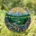 Nature Lovers' Vibrant Tiffany Stained Glass Mountain Peaks Wildflower Mosaic Jewel Tones Stained Glass Suncatcher - 1