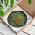 Mindful Art Lovers' Serene Buddha Stained Glass Golden Amber Emerald Blue Lotus Mosaic Stained Glass Suncatcher - 3