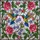Nature Lovers' Iridescent Hummingbird Pink Rose Jewel Tone Stained Glass Floral Mosaic Stained Glass Suncatcher - 5