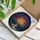 Nature Lovers' Jewel Tone Tiffany Stained Glass Cosmic Sunset River Pine Sky Stained Glass Suncatcher - fn0QKZtBGe