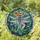 Nature Lovers' Iridescent Dragonfly Tiffany Stained Glass Floral Jewel Tone Mosaic Art Stained Glass Suncatcher - 1