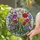 Art Lovers' Edge-to-Edge Stained Glass Red Purple Yellow Blue Jewel Tone Floral Mosaic Stained Glass Suncatcher - 2