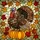 Harvest Season Enthusiasts' Tiffany Style Stained Glass Turkey Autumn Leaves & Pumpkins Mosaic Jewel Tones Stained Glass Suncatcher - 5