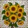 Nature Lovers' Vibrant Sun-Drenched Sunflower Stained Glass Art, Emerald Green Leaves Mosaic Pattern Stained Glass Suncatcher - 5