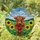 Nature Art Lovers' Majestic Highland Cow Golden Sunflowers Stained Glass Jewel Tones Design Stained Glass Suncatcher - 1