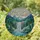 Nature & Art Lovers' Tiffany Stained Glass Waterfall Mountainscape Teal Emerald Gold Stained Glass Suncatcher - 1