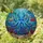 Ocean Lovers' Vibrant Tiffany Stained Glass Blue Octopus Deep Sea Coral Mosaic Art Stained Glass Suncatcher - 1