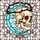 Artful Soul Enthusiasts' Intricate Tiffany Glass Skull Moon Rose Thorn Pink Red Gold Cyan Mosaic Stained Glass Suncatcher - 5