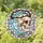 Artful Soul Enthusiasts' Intricate Tiffany Glass Skull Moon Rose Thorn Pink Red Gold Cyan Mosaic Stained Glass Suncatcher - 1