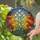 Spiritual Art Enthusiasts' Tiffany Jewel Tone Stained Glass Christian Cross, Vibrant Floral & Sunset Mosaic Art Stained Glass Suncatcher - Kqk0qP9dsV