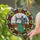 Sewing Enthusiasts' Intricate Jewel Tone Tiffany Glass Vintage Sewing Machine Mosaic, Red Rose & Sunflower Border Stained Glass Suncatcher - I4XaxjwYxJ