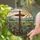 Faith-Inspired Art Lovers' Tiffany Style Jewel-Tone Stained Glass Cross Wildflower Mountainscape Stained Glass Suncatcher - 2